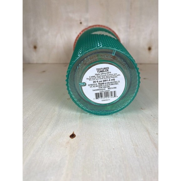 20 oz Jack and Zero Studded Tumbler Ice Green and Red Nightmare Before Christmas - Picture 6 of 7